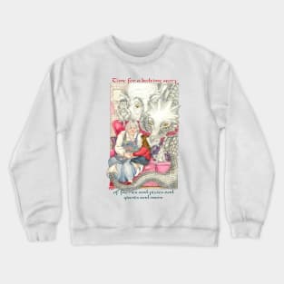 Storytelling with grandma Crewneck Sweatshirt